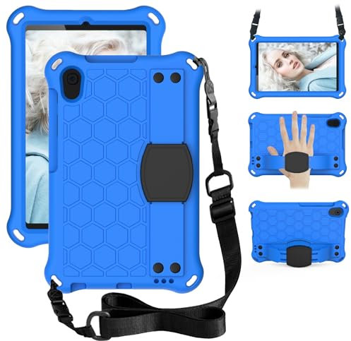 Funda protectora Compatible con funda Compatible with tableta Huawei MediaPad M5 Lite de 8 pulgadas Compatible with niños, cubierta protectora con asa protectora a prueba de golpes y EVA ligera y resi