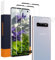 Carantee 2+2 Stück Schutzfolie für Panzerglas für Samsung Galaxy S10 mit Kameraschutz, 9H Härte, Kratzfest, Sensitive Touch Schutzglas, Blasenfreie, 3D Runde Kanten, HD Klarsicht S10 Displayschutz