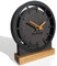 FLEXISTYLE Modern standuhr klein aus Holz Eiche Wohnzimmer Badezimmer (Style 6)