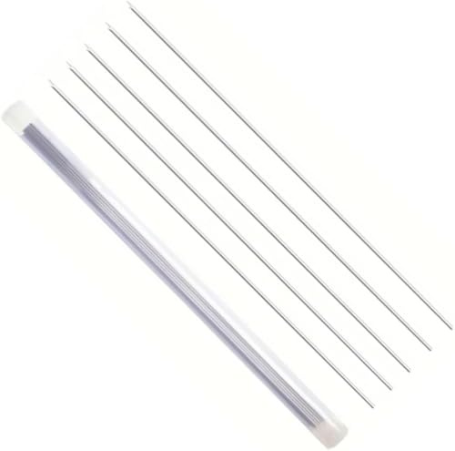 NEU AMZfishing® 5 Stück XL-Ködernadel mit Köcher | Wurmnadel | Wattwurm Nadel | Wattwurmnadel | Köder Nadel für Würmer | Tauwurm Nadel | Wurmnadeln