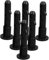 FUTUREORYY Outdoor Plastic Trash Can Lid Hinge Pins 6PCS Sturdy Nylon Accessories for Wheelie Bins for Household and Commercial Use
