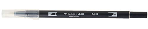 Tombow double Brosse stylos, ABT N00, Lot de 6 stylos, Incolore blender (56645)