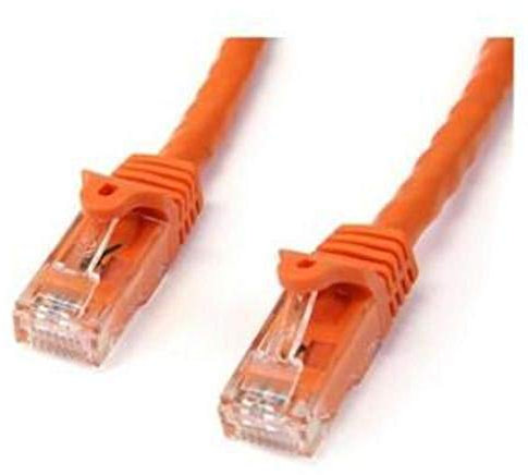 StarTech.com 2m CAT6 Ethernet Cable - Orange CAT 6 Gigabit Ethernet Wire -650MHz 100W PoE++ RJ45 UTP Category 6 Network/Patch Cord Snagless w/Strain Relief Fluke Tested UL/TIA Certified (N6PATC2MOR)