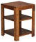 FineBuy Standregal 44 x 60 x 44 cm Sheesham Massiv-Holz Stehregal 3 Ablagen, Abstelltisch Wohnzimmer Niedrig, Ablagetisch Dunkelbraun Abstellregal Diele, Deko-Regal Tisch Flur Büro