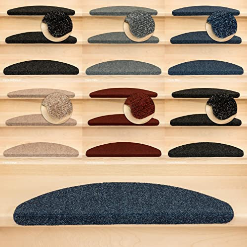 Kettelservice-Metzker Stufenmatten Ramon MW Halbrund | in verschiedenen Set Varianten | 65x21x3,5cm | Blau 20 Stück