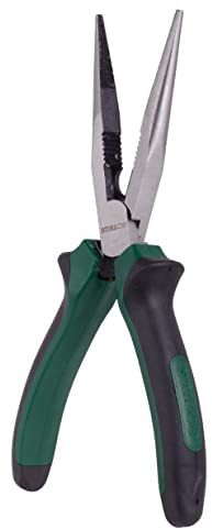 STALCO PREMIUM SPITZZANGE GERADE 200mm Cr-V Flachzange Langzange Zange Werkzeug