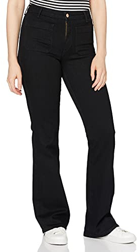 Wrangler - Jeans Damen - Flare Fit - Retro Schwarz