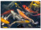 Paul Sinus Art Leinwandbilder | Bilder Leinwand 120x80cm Koi Fische im Teich