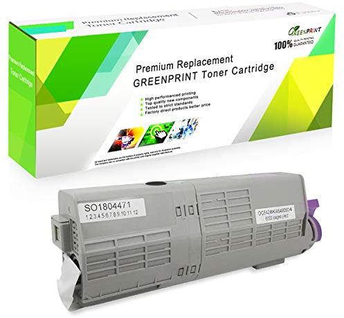 GREENPRINT Kompatible Tonerkartusche C532 C542 MC563 MC573 Schwarz 7000 Seiten für Schwarz Für Oki Okidata Farblaserdrucker C532dn C542dn MC563dn MC573dn