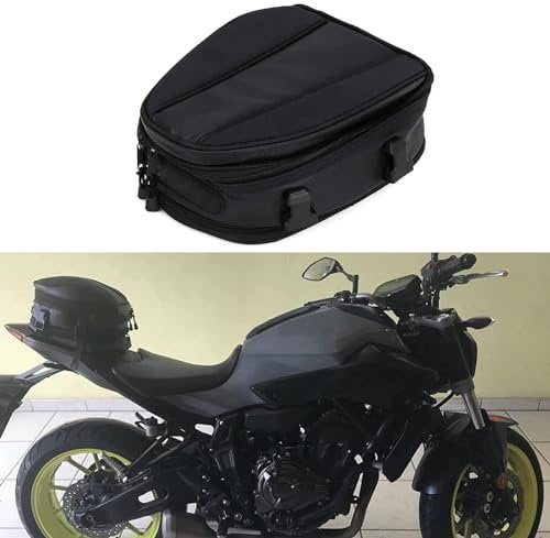 AnXin - Motorrad Satteltasche Satteltasche Wasserdicht PU Leder Multifunktion 8L