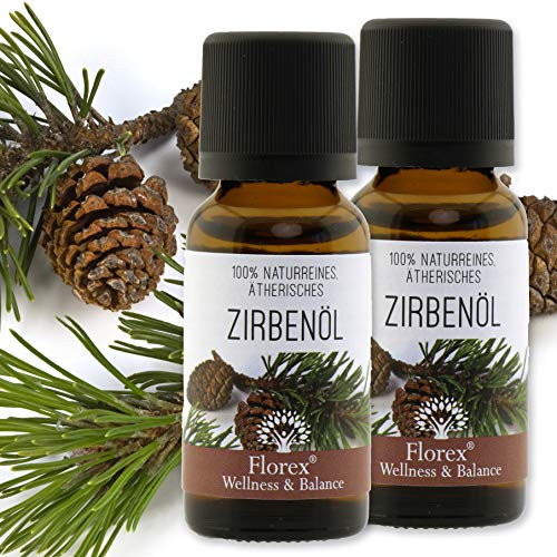 100% naturreines Ätherisches Öl - Zirbenöl, 2x20ml