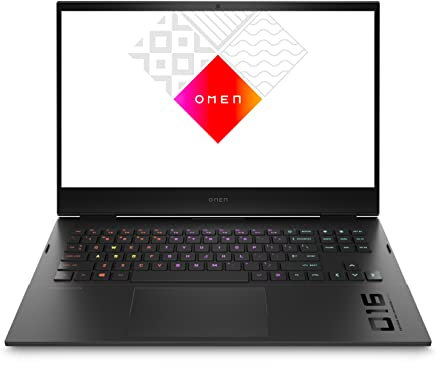 OMEN Gaming Laptop 16,1 Zoll FHD 144Hz Display, Intel Core i7-11800H, 16GB DDR4 RAM, 512GB SSD, 32GB 3DXpoint, NVIDIA GeForce RTX 3060, Windows 11, 4 Zonen RGB QWERTZ Tastatur, Shadow Black