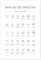 Wasch- & Pflegesymbole Poster von Typobox 20 x 30 cm Schwarz-Weiß Wandbilder Wanddeko