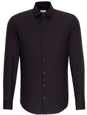 Seidensticker Business Hemd - Slim Fit - Bügelfrei - Kent Kragen - Extra Langer Arm - 100% Baumwolle