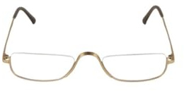 Rodenstock HALF EYE Metall Brillen in Gold, Olive Green für Herren, Brille mit Sehstärke, optional mit Sonnenbrillen tönung oder Blaulichtfilter (Modell R0864)