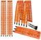 TRUTZHOLM 2 x Auffahrrampe klappbar 228 cm Traglast 680 kg Alu orange gelocht Motorradrampen Verladerampen