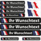 INDIGOS UG Fahrrad Aufkleber Frankreich - 13 Fahnenaufkleber wehend - Sticker selbst gestalten - Autoaufkleber- Motorrad - Namensaufkleber wasserfest personalisiert - Wunschtext