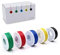 Treedix 26AWG Solid Core Tinned Copper Electric Wire, 5 Colors, 59ft/Color (5 Rolls)