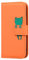 Skyhewen for iPhone 15 Case, PU Leather Flip Wallet Cute Case for Women Girls with [Kickstand] [Magnetic Clasp] [Card Holder] [Animal Pattern] for iPhone 15, Orange & Frog