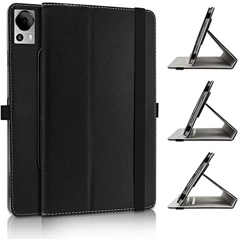 JRTAL Rotación de 360 Grados Carcasa con Función de Stand Soporte Cover para OPPO Pad 2 / OnePlus Pad 11.61 Tablet - Negro