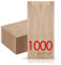 MAMAPAS 1.000 Sacs papier kraft 10+4x31, sacs de communion, sacs kraft, sacs papier, sacs papier kraft, sacs cadeaux, sacs sandwich, sacs boulangerie, sacs papier kraft, enveloppes cadeaux de Noël