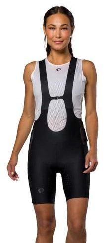 PEARL IZUMI Damen Pro Transfer Liner Trägerhose, schnell trocknendes Transfergewebe für Atmungsaktivität, große Taschen zur Aufbewahrung, Schwarz, Groß