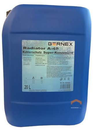 GERNEX Radiator A-48 Kühlerfrostschutz Konzentrat blau/grün 20 Liter