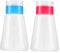 Healeved Push-down Pump Makeup Remover Bottles Empty Liquid Bottles for Nail Polish Remover Essence