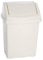 Best House Swing Bin 50L For Home, Garden, Kitchen, Office and Bathroom Rubbish Recycle Plastic Waste Bin, Trash Can Dustbin with Swing Lids (H 68 cm X W 32 cm X L 42 cm) - White, Pack of 1