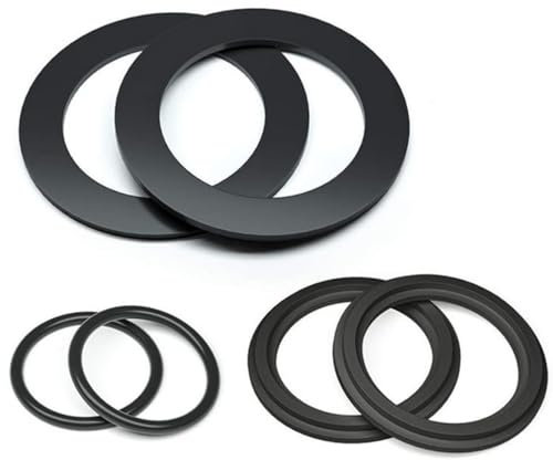IKOPFLN 6 PCS Rondelles en Caoutchouc avec Joint Torique, Applicable à Filtre Piscine Intex, Grand Assortiment de Rondelles en Caoutchouc pour Vannes de Piscine Intex 10745, 10262, 10255