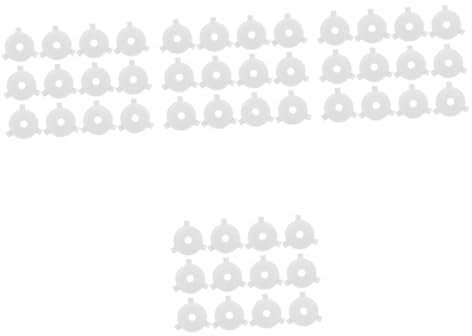 Garneck 80 Stk Lampenschirm-Umbauschnalle Lampenfassungen für den Innenbereich Pendelleuchte Lampenfassung Adapter Lampenschirm Halterung Lampensockelkonverter Steckdosenadapter Plastik