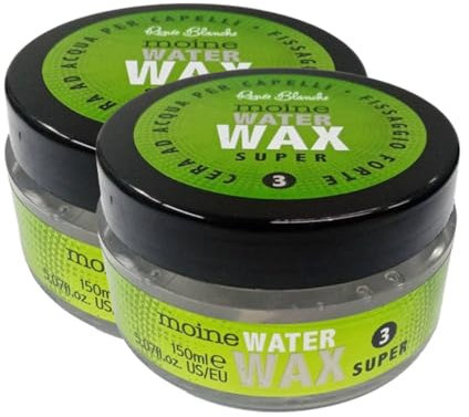 Cera Ad Acqua Capelli Moine Water Wox Super Fissaggio Forte 150 Ml (2 Unità)