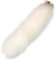 XJKLBYQ Flauschiger therianer Fuchsschwanzschlüsselkette, weicher Tier Heck Keychain Fluffy Therian Tail Anhänger Langer Fuchs Schwanz Schlüsselbund für Handtaschen -Rucksack (weiß)