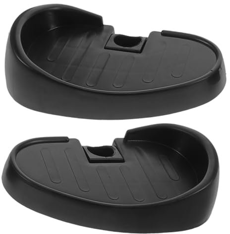 TOYANDONA 2 STK. Fußstütze Für Kinderautos Dreiradteile Dreirad Pedale Ersatzpedale Für Kinderfahrräder Fahrradpedal Für Kinderwagen Pedal Kind Dreirad Black Plastik