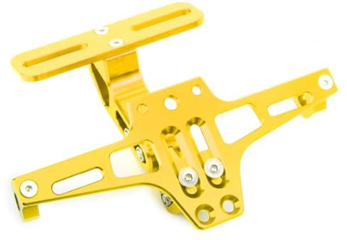 GYHRLG Motorrad Kennzeichenhalter für Yamaha Raptor 700 2009-2024, Verstellbarer Kennzeichenhalterung Fender Eliminator Nummernschild Rücklichthalter