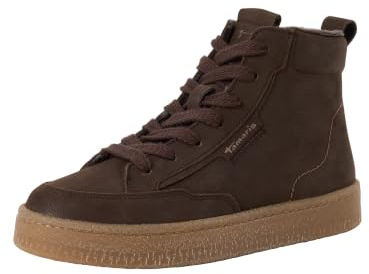 Tamaris dam Tamaris Damen Lace Boot Flat 1-25203-45Känga | 1-25203-45 – dragkedja och snörning, komfortfoder, avtagbar fotbädd, platt sula