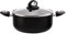 Pendeford Housewares Premium 24cm Non-Stick Saucepan with Glass Lid, 6L Capacity, Soft Touch Handle, Steam Vent, Induction & All Hob Compatible, Dishwasher Safe, 2.5mm Pressed Aluminium