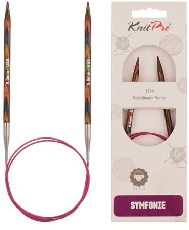 KnitPro Symfonie Fixed Circular Needles 60 (150cm) | 6.00mm