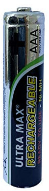 Pack of 20 Rechargeable Solar Batteries AAA NI-MH 350mAH by Lights4fu