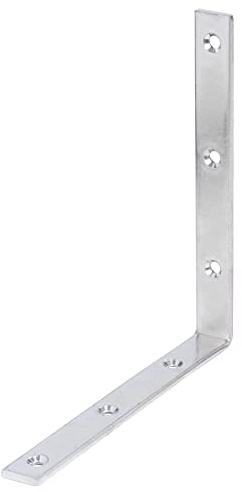 Alberts 339135 Balkenwinkel | schmal | galvanisch verzinkt, dickschichtpassiviert | 180 x 180 x 20 mm