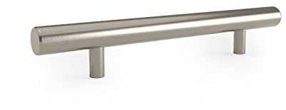 Technik Team Stangengriff Möbelgriff Schrankgriff - echt Edelstahl - matt gebürstet - ø 14 mm - diverse Lochabstände (672 mm)