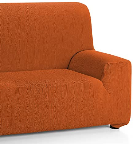 Martina Home Emilia Elastischer Sofabezug für 2-Sitzer, Orange, Breite 120 bis 170 cm