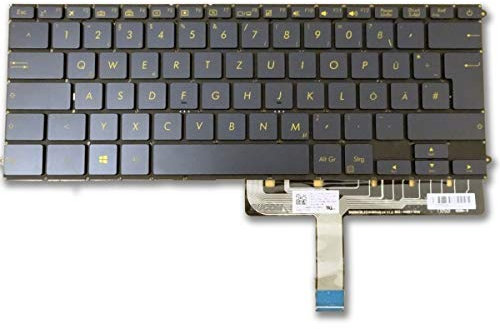 Asus ZenBook 3 Deluxe Tastatur UX490 UX490CA UX490UA blau mit Backlight