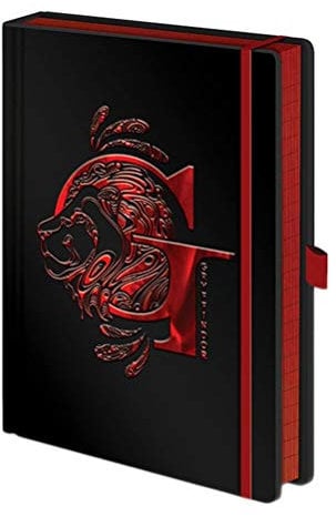 HARRY POTTER Notizbuch (Gryffindor Design) A5 Notizbuch und Journal mit Glanzprägung - Offizielles Merchandise