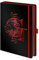 HARRY POTTER Notizbuch (Gryffindor Design) A5 Notizbuch und Journal mit Glanzprägung - Offizielles Merchandise