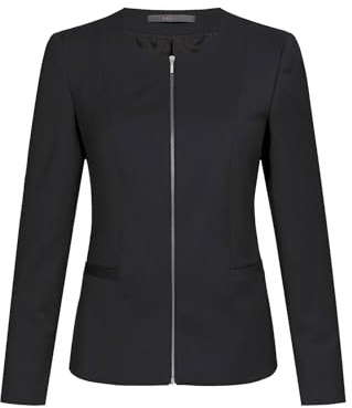 GREIFF Modern with 37.5® Damen Business-Blazer Regular-Fit Schwarz 46