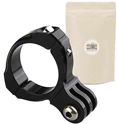Adattatore GVP Bike Bike Manubrio Staffa di montaggio Adattatore moto in metallo Morsetto 31,5mm Clip per Go Pro Hero 7/6 / 5/4/3 + / 3/2/1 Brand French