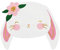 PartyDeco Servietten Hase 20 Stück 14,5x12cm 3-lagig Papierservietten Geburtstagsservietten Mädchen