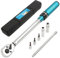 Awang Clé Dynamométrique 3/8 ''réglable à 72 dents Clé de Torsion 10-60 Nm Précision±3% avec tige d’extension, manchon de bougie magnétique,Douilles à Bougie Magnétique