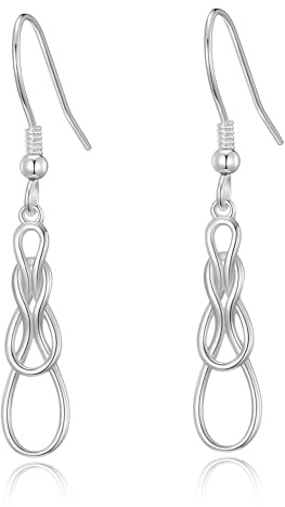 Philip Jones Sterling Silver Celtic Knot Earrings